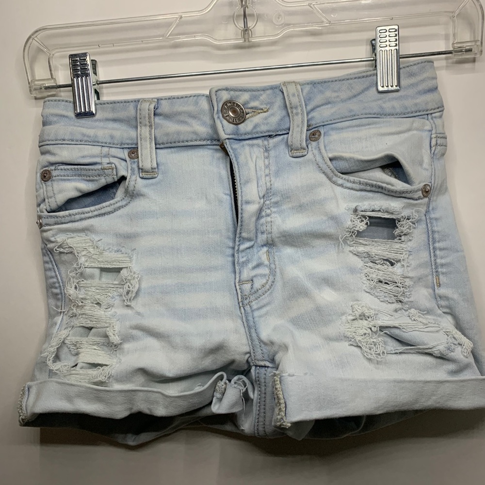 AMERICAN EAGLE HIGH WAISTED SHORTS